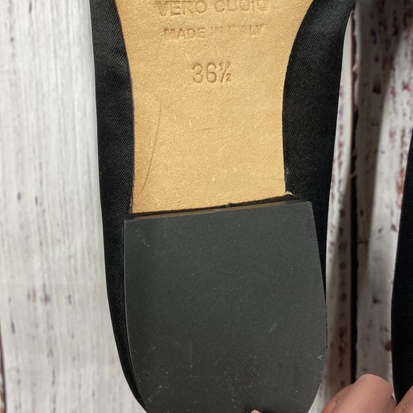 Diana Broussard black chain flats size 36 1/2 - Picture 3 of 8